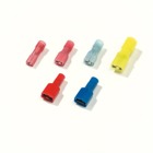 Polycarbonate Fully Insulated Female Disconnect Terminal Wire Range 1.5-2.5  millimeters squared Tab Size 4.8 x .5