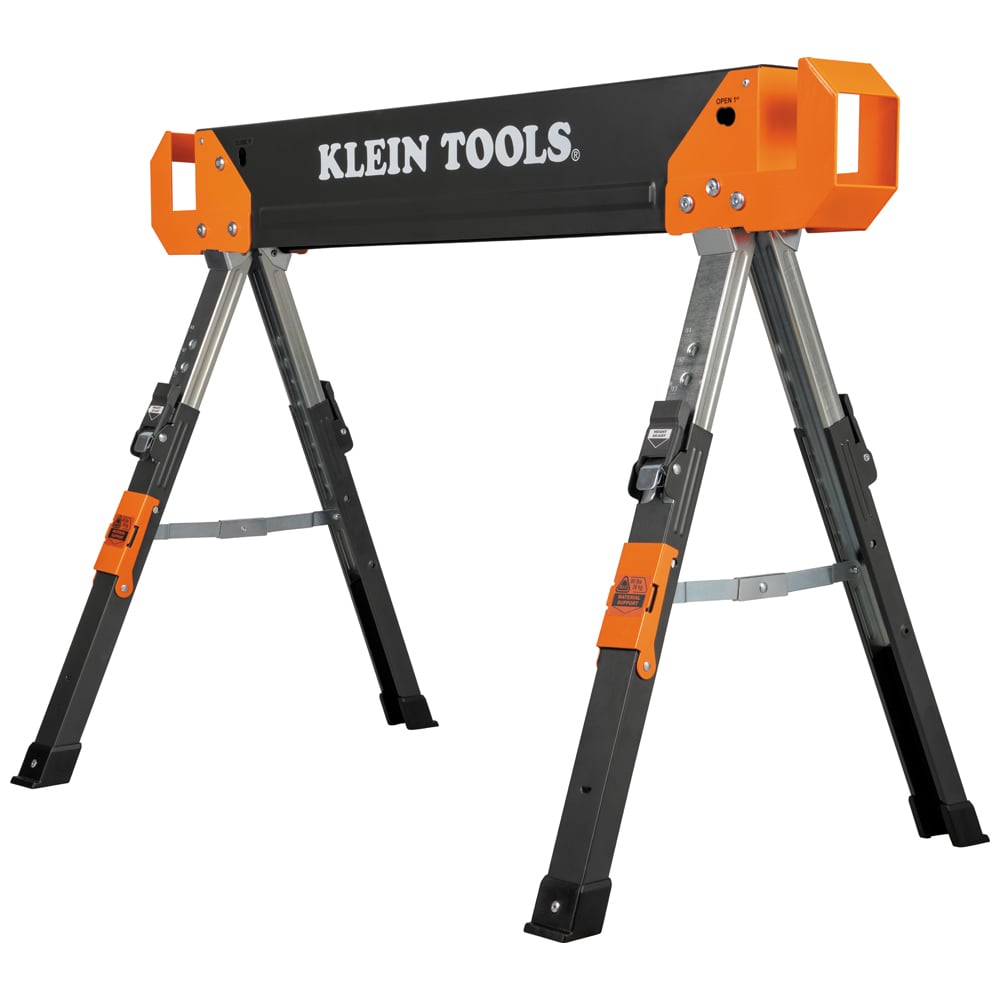 66188 Adjustable-Leg Sawhorse, 1 Pack