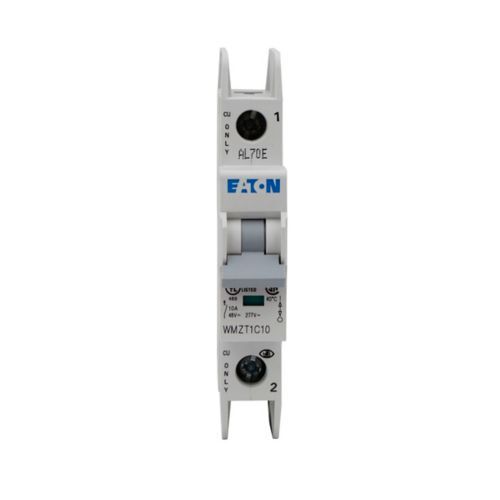 UL 489 WMZT DIN Rail Miniature Circuit Breaker, 10 kAIC at 480/277V, Single-pole, C Curve, 3A, Standard box terminals