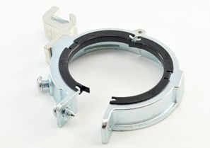 Split Bushing, Insulated, Grounding, Zinc Plated Steel, Size 2-1/2 Inch. 14-1/0 Grounding Lug