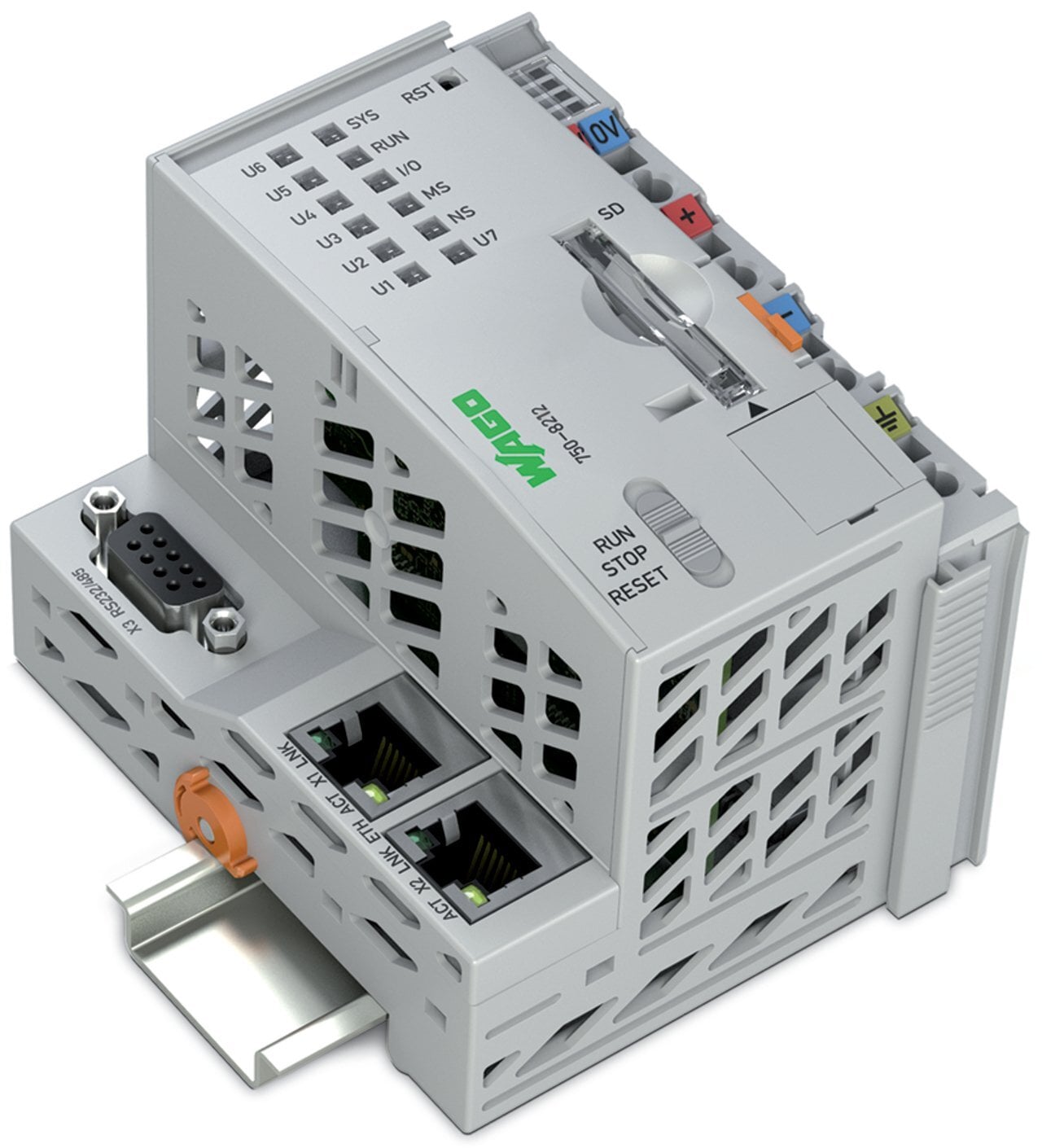 Controller PFC200; 2nd Generation; 2 x ETHERNET, RS-232/-485; Ext. Temperature
