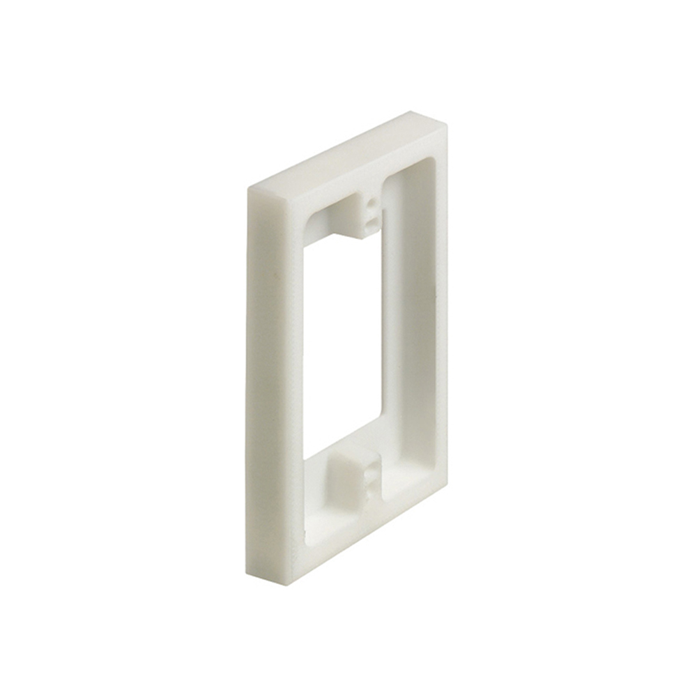 Non metallic box extender, single gang. Extends shallow boxes 5/8".