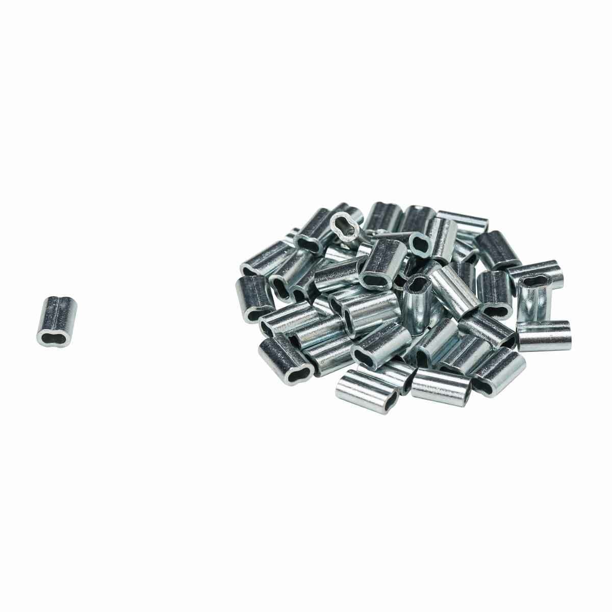ZINC PLATED LOOP FERRULES   50/PK