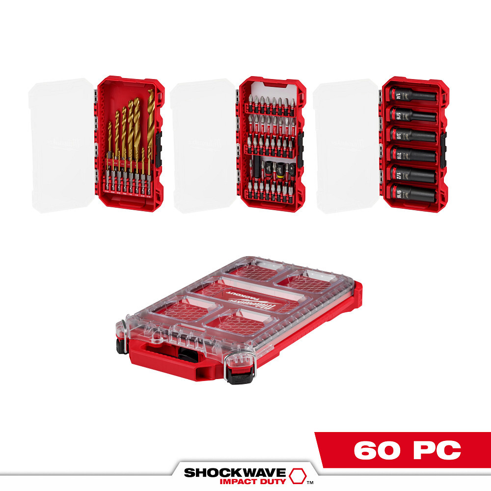MILWAUKEE delivers accessories that drive user productivity and cordless efficiency. Solutions are developed with an understanding of jobsite demands, like SHOCKWAVE Impact Duty Bits and the fastest cutting, longest life NITRUS CARBIDE cutting blades. Milwaukee provides a wide range of accessories covering everything from cutting to fastening with oscillating multi-tool blade, hole saws, SAWZALL reciprocating saw blades, wood drilling, metal drilling, concrete drilling & chiseling, driving, fastening, abrasives, and more.