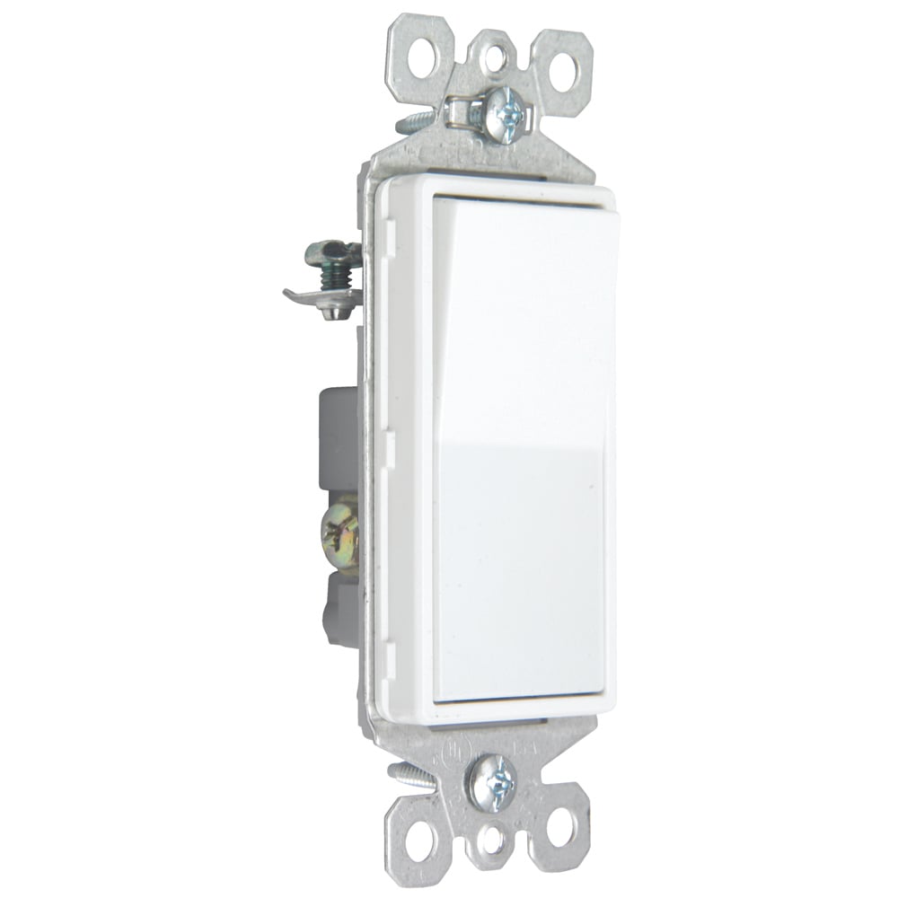 TM873SW radiant 15 Amp Self-Grounding 3-Way Switch, White