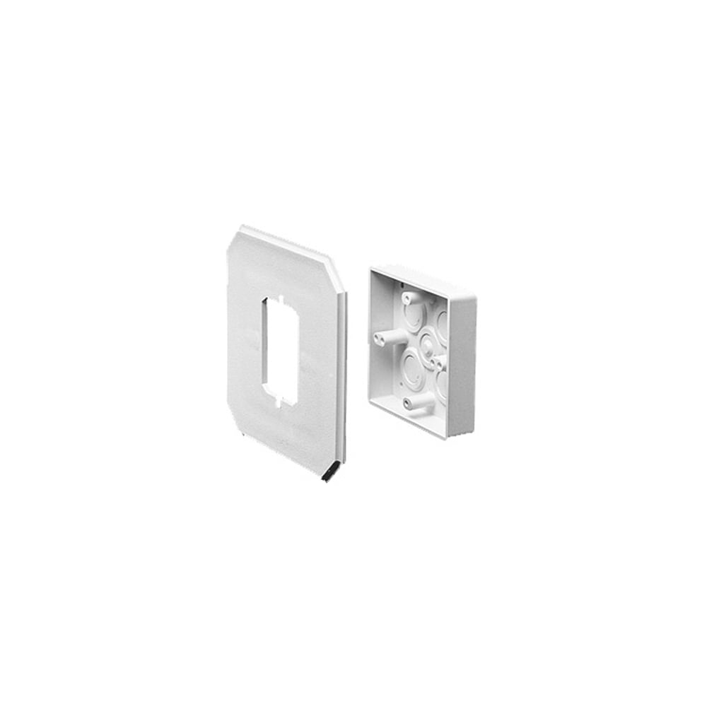 Works on all siding types. Before or after siding is up, Mounting holes on inside of box. Textured paintable surface. NM cable connector provided. 6-1/2 x 6-1/2 mounting surface. Provides a .895 J-channel. 15-1/2 cubic inch box.