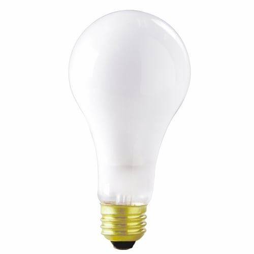 Incandescent General Service Lamp, Designation: 75A21/F/12V, 12 V, 75 WTT, A21 Shape, E26 Medium Base, Frosted, C-6 Filament, 1500 HR, Lumens: 720 LM Initial, 5-5/16 IN Length, 2-5/8 IN Diameter