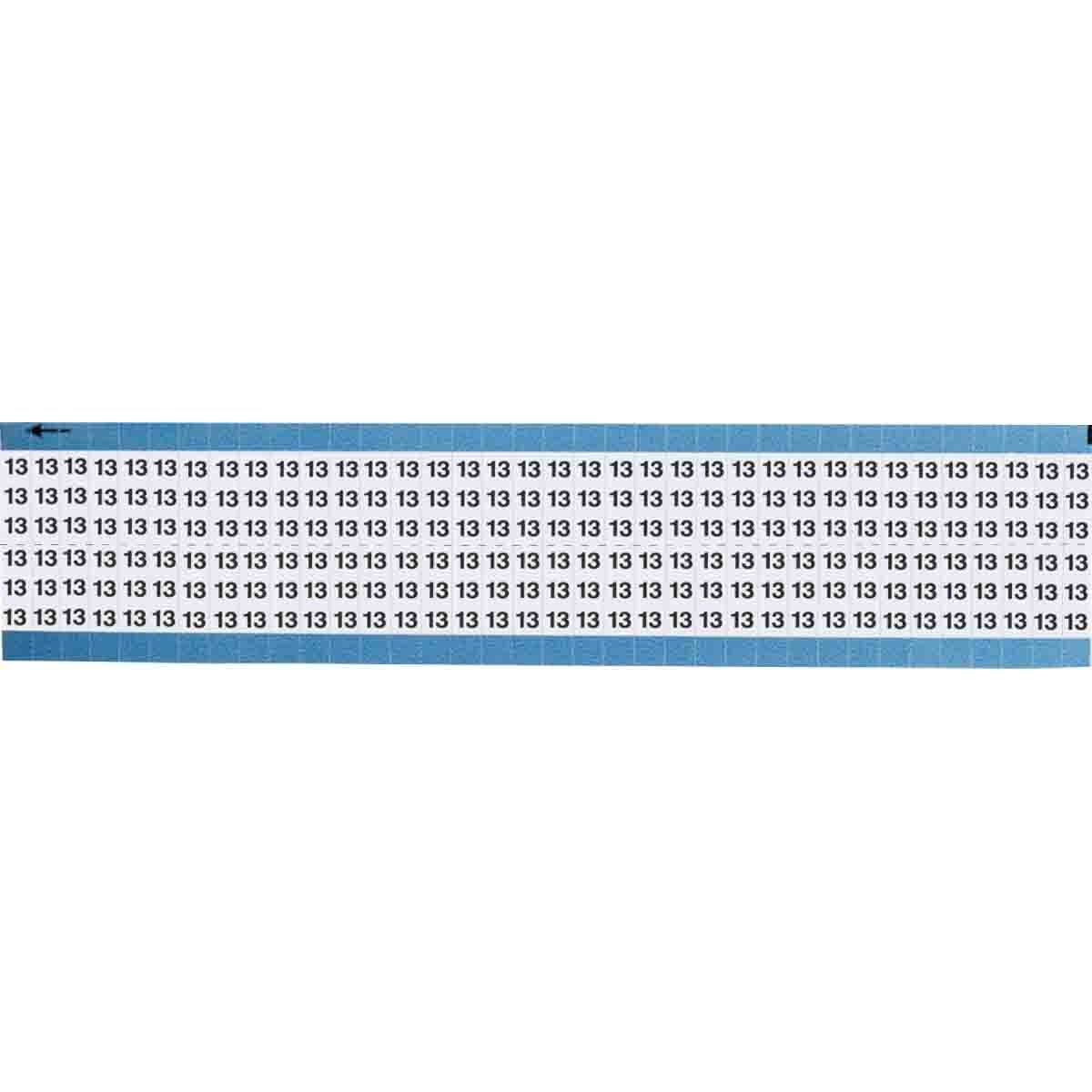 Wire Marker 0.75in H x 0.25in W, 13
