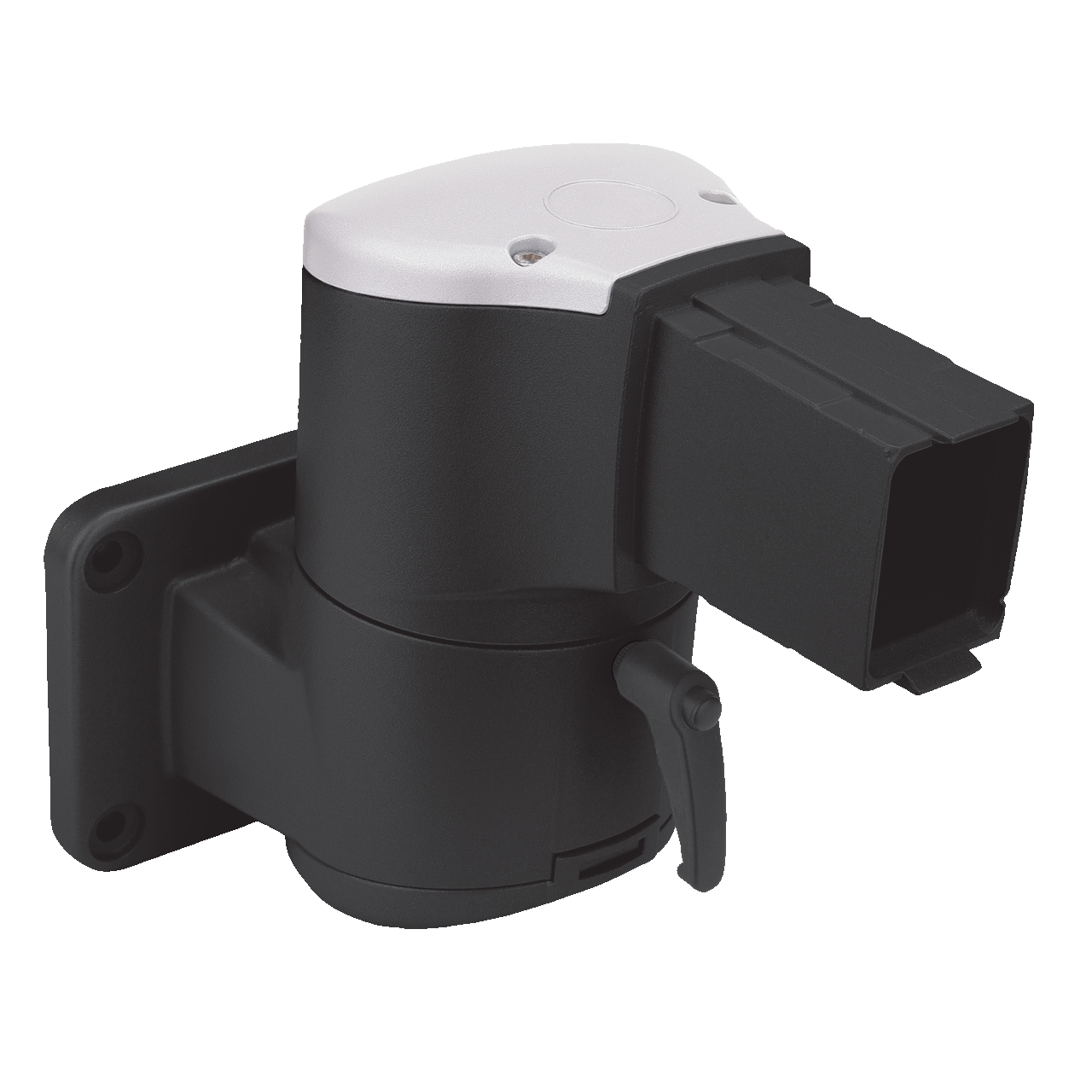 Syspend 180-Max Horizontal Wall Joint, 8.29x9.02x9.02, Black, Aluminum
