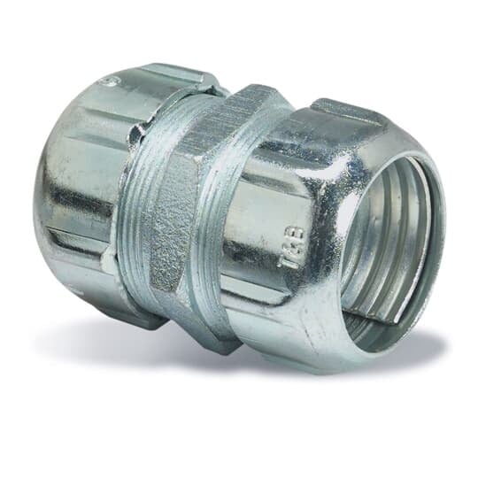 1-1/2 Inch Coupling, Malleable Iron for Use with Threadless Rigid/IMC Conduit