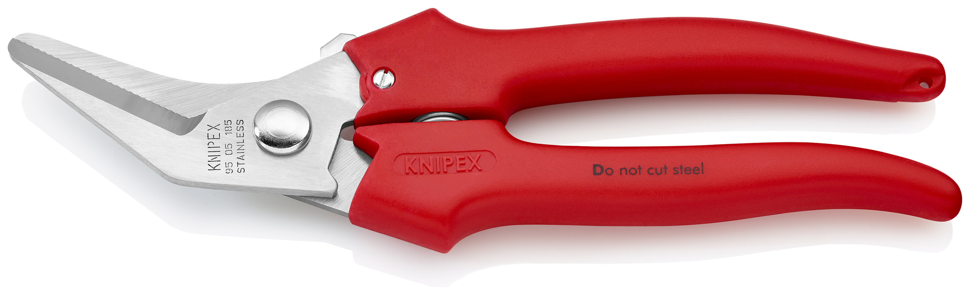Combination Shears, 7 1/4 in., Plastic Coating