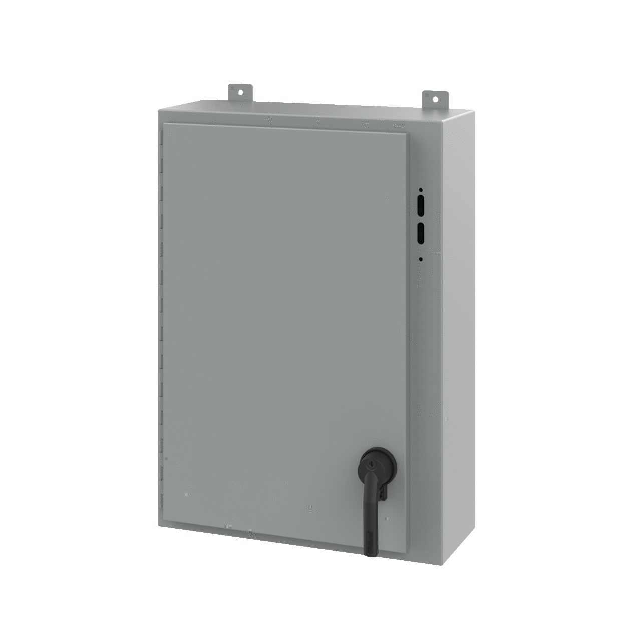 Disconnect Enclosure with Handle Type 12, 30.00x21.38x8.00, Gray, Steel
