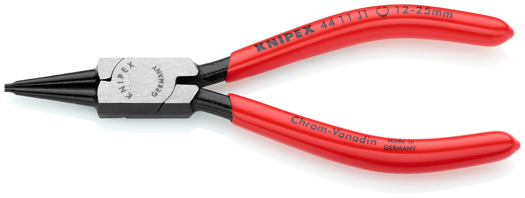 Internal Snap Ring Pliers-Forged Tips, 5 1/2 in., Plastic coating, 3/64 in. Tips, Bulk