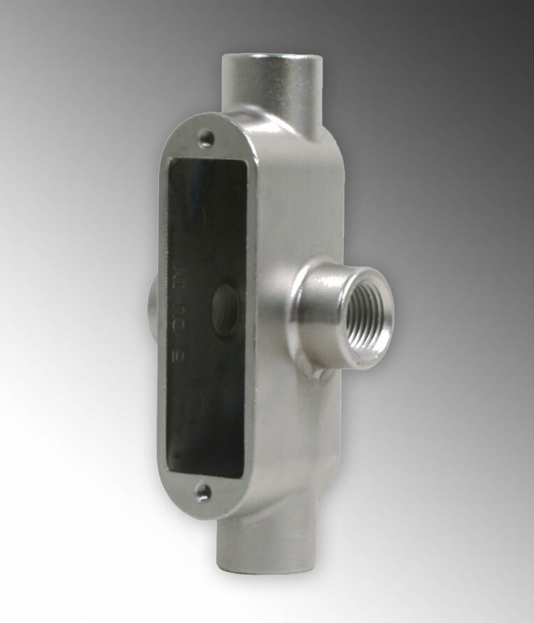 Rigid Stainless Steel 316 X Conduit Body 1/2" Trade SizeUL Listed UL514A E307133