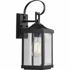Incorporate a flawless lighting experience that fills your home with an understated elegance and rustic charm with this wall lantern. This farmhouse-inspired masterpiece cradles clear beveled glass panes just right for offering a warm, welcoming glow to your friends and family. A traditional lantern frame with a beautiful black finish houses the light bases in this timeless design.
