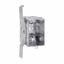 Eaton Crouse-Hinds series Switch Box, (1) 1/2", S, set 5/8", 2, AC/MC clamps, 2-1/2", (1) 1/2", Steel, (1) 1/2", Gangable, 12.5 cubic inch capacity