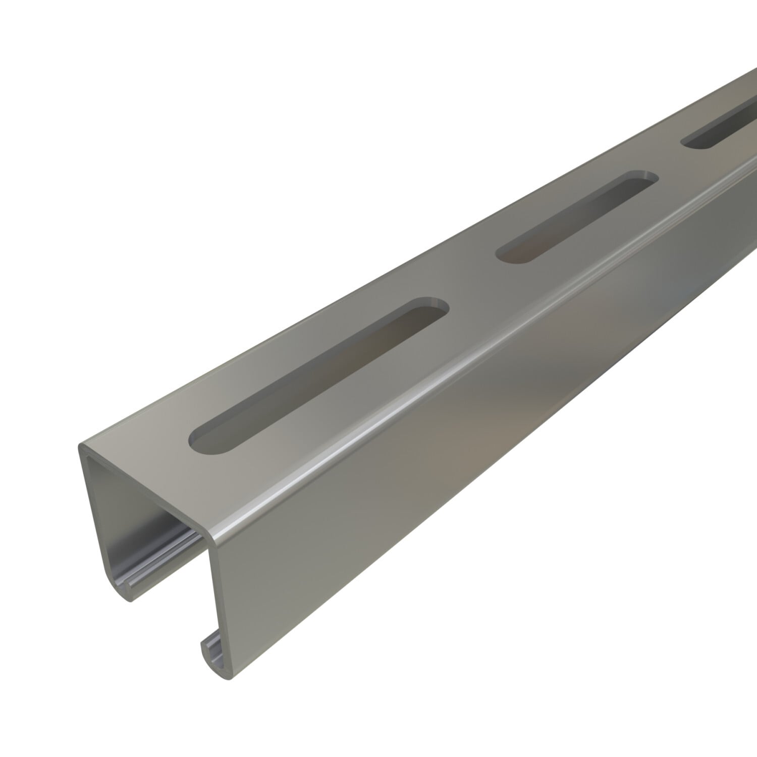 UNISTRUT CHANNEL, 12ga, 1-5/8"x 1-5/8", SL-SLOTS, PG