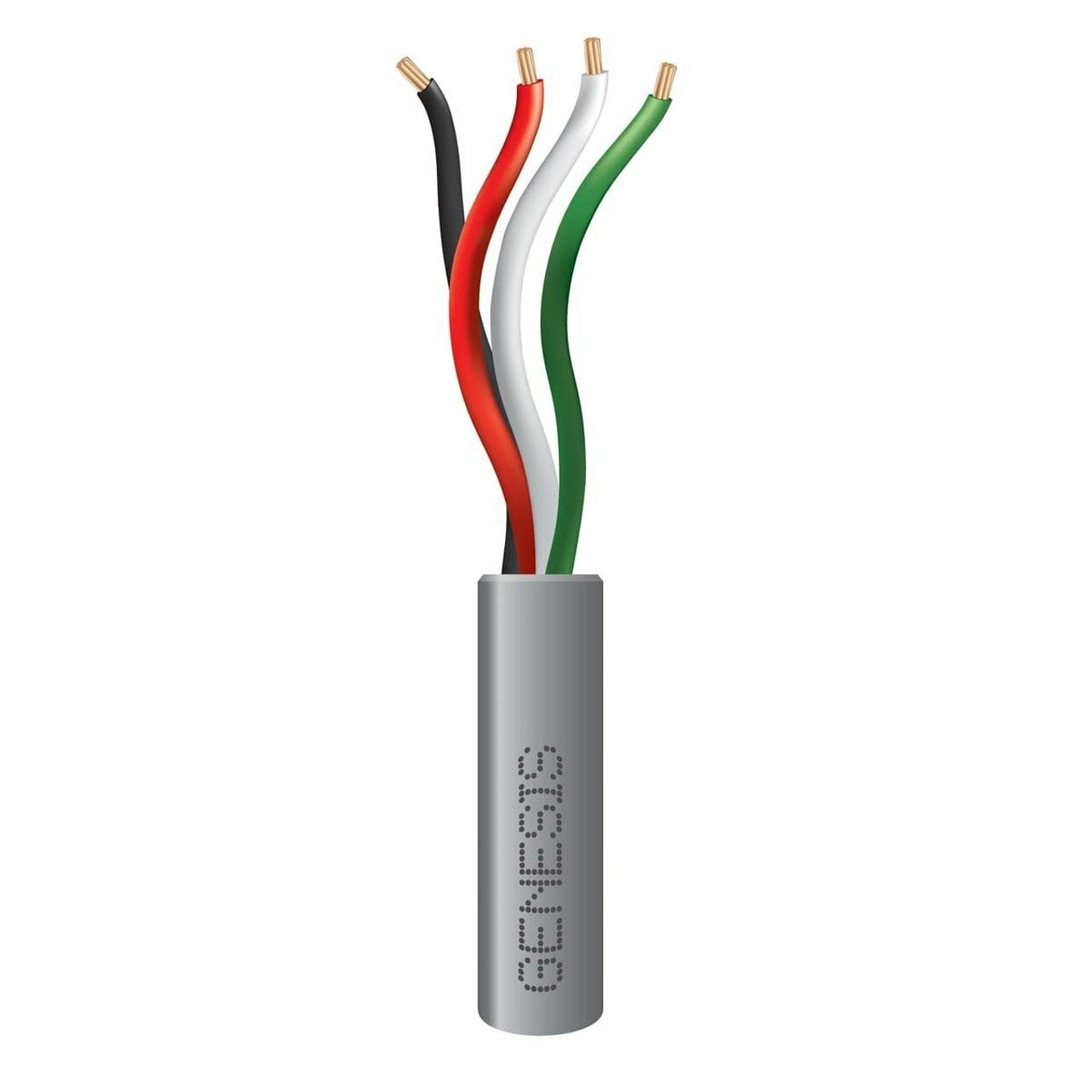 22/4 STRANDED CABLE - 1000 FT PULL BOX - GRAY