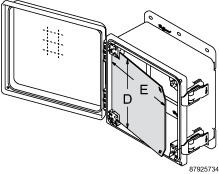 PolyPro Swing-Out Panel Adjustable, 12.75x10.88, Anodized, Aluminum