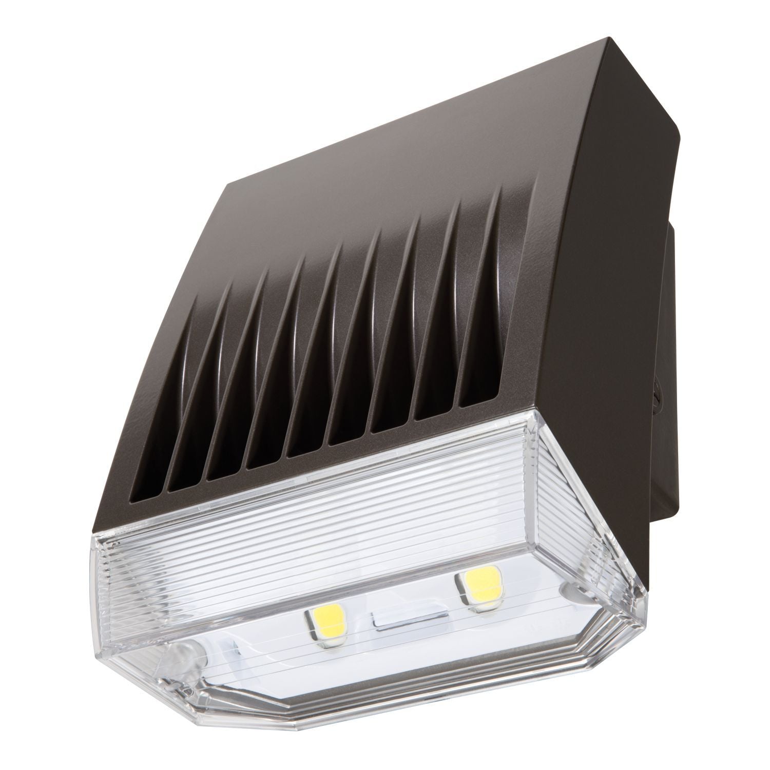 Crosstour MAXX, LED 81W, Wall Mount, Refractive Lens, 5000K, 120-277V, Carbon Bronze