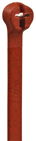High Performance Cable Tie for Indoor Applications, Red Color Nylon 6.6, Length of 361mm (14.2 Inches) for Bundle Diameter up to 102mm (4.02 Inches), Width of 4.9mm (0.19 Inches), Tensile Strength Rating of 222 Newtons (50 Pounds), Operating Temperature of -60 Degrees Celsius (-76 F) to 85 Degrees Celsius (185 F), UL/EN/CSA62275 Type 2/21S Rated for AH-2 Plenum and as a Flexible Cable and Conduit Support, Military Specified (MIL-SPEC MS3367-2-2), Bulk Pack