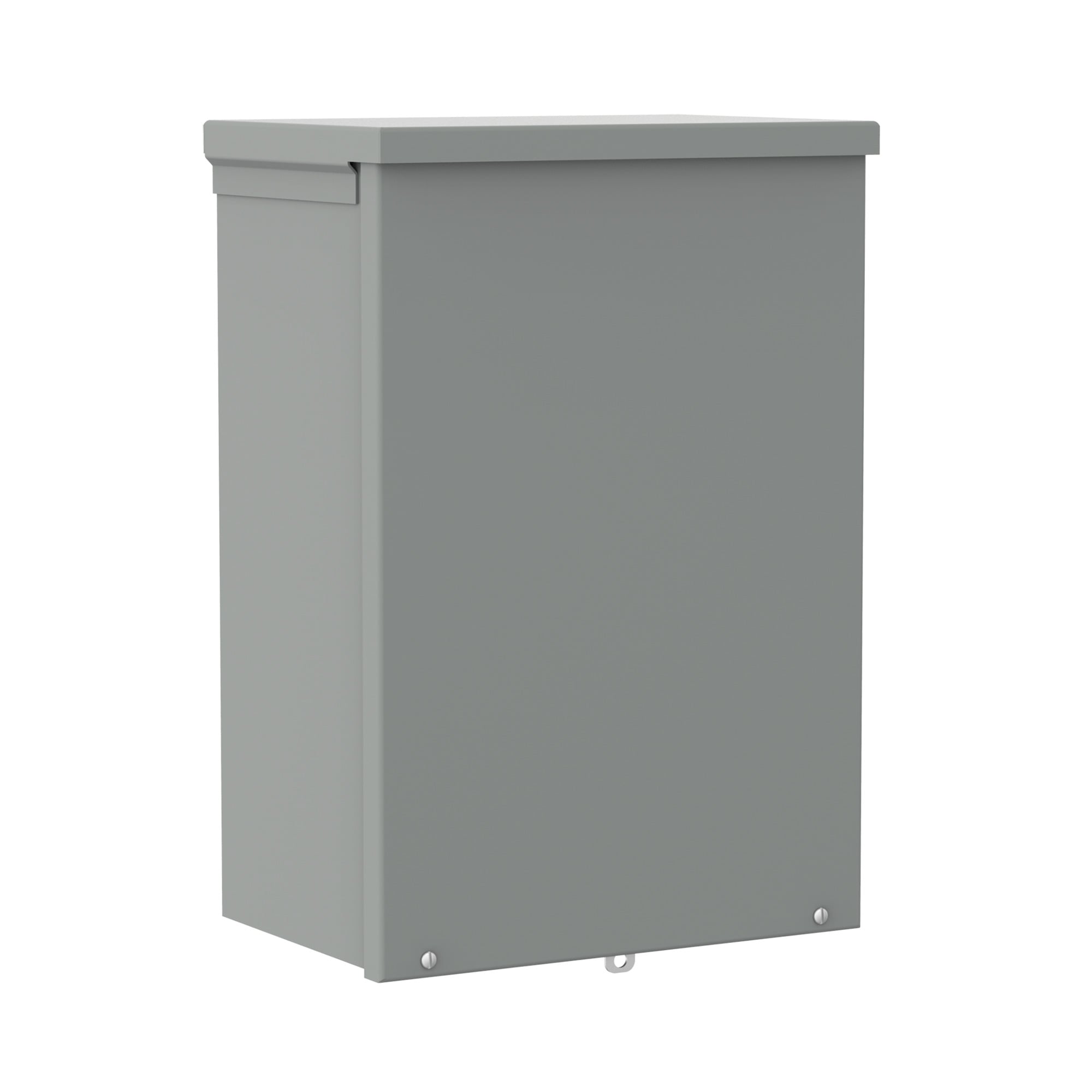 Screw-Cover Drip-Shield Type 3R no Knockouts, 10x10x6, Gray, Steel