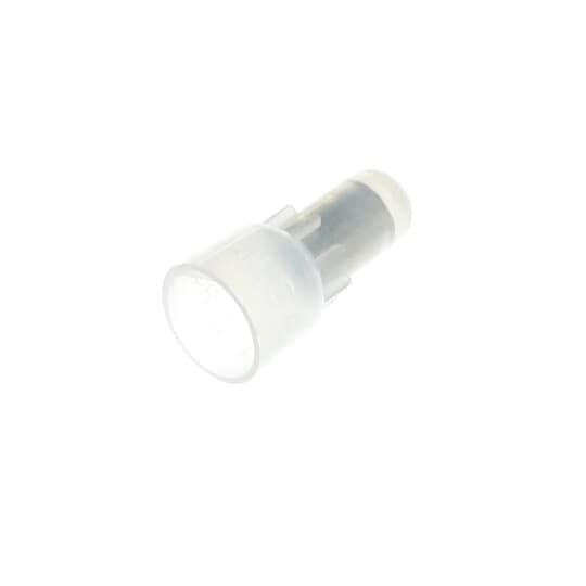 Nylon Insulated Crimp-On Wire Joint, Length .95 Inches, Width .43 Inches, Wire Range 4#18 - 2#12, Color White