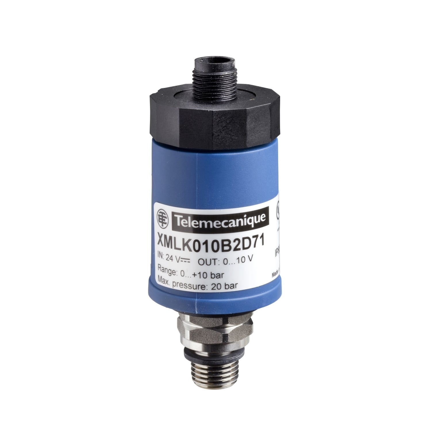 Electronic pressure sensors, Pressure sensors XM, sensor XMLK, 0...30 PSI, 1/4NPT, 4...20 mA, M12, set of 1