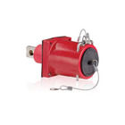 Rhino-Hide 49 Series Single Pole Female Receptacle (Color Coded Metal Housing, Contact, & Dust Cap), Single Hole Bus Bar, Industrial Grade, 313MCM-777MCM Cable, 1000 Volt, 1135 Amp Max - RED