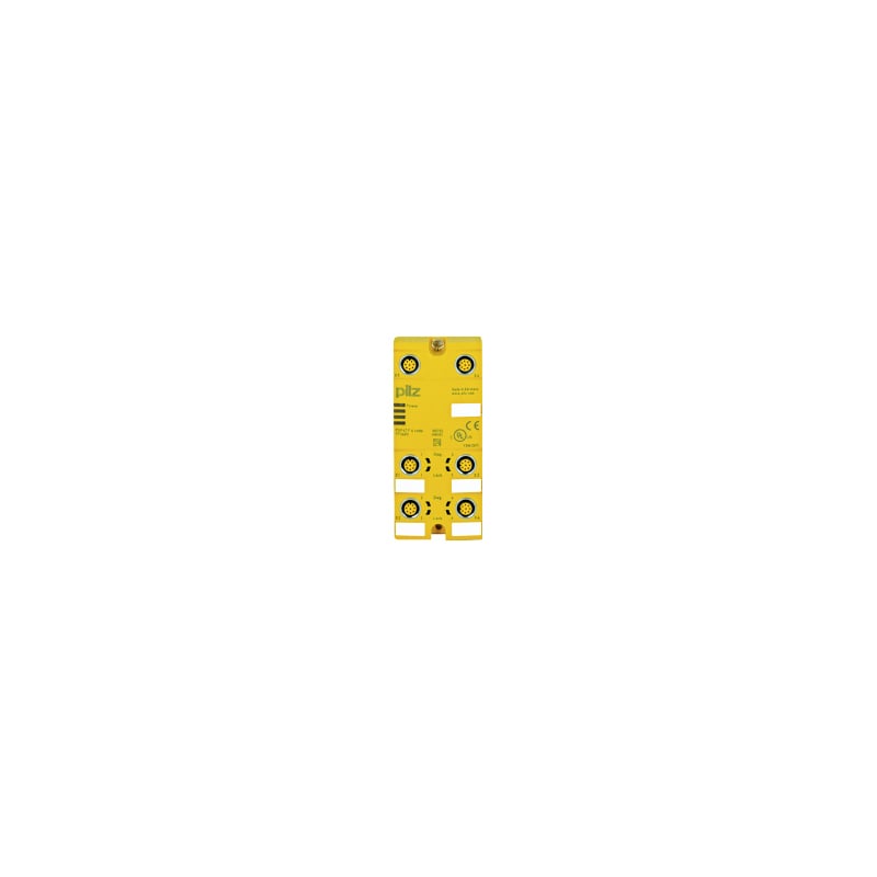 Decentralized Passive Distributor for Connection of PSENcode, PSENslock and PSENini to a Pilz Control System, Max. 4 Sensors, IP67, Stainless Steel Connections