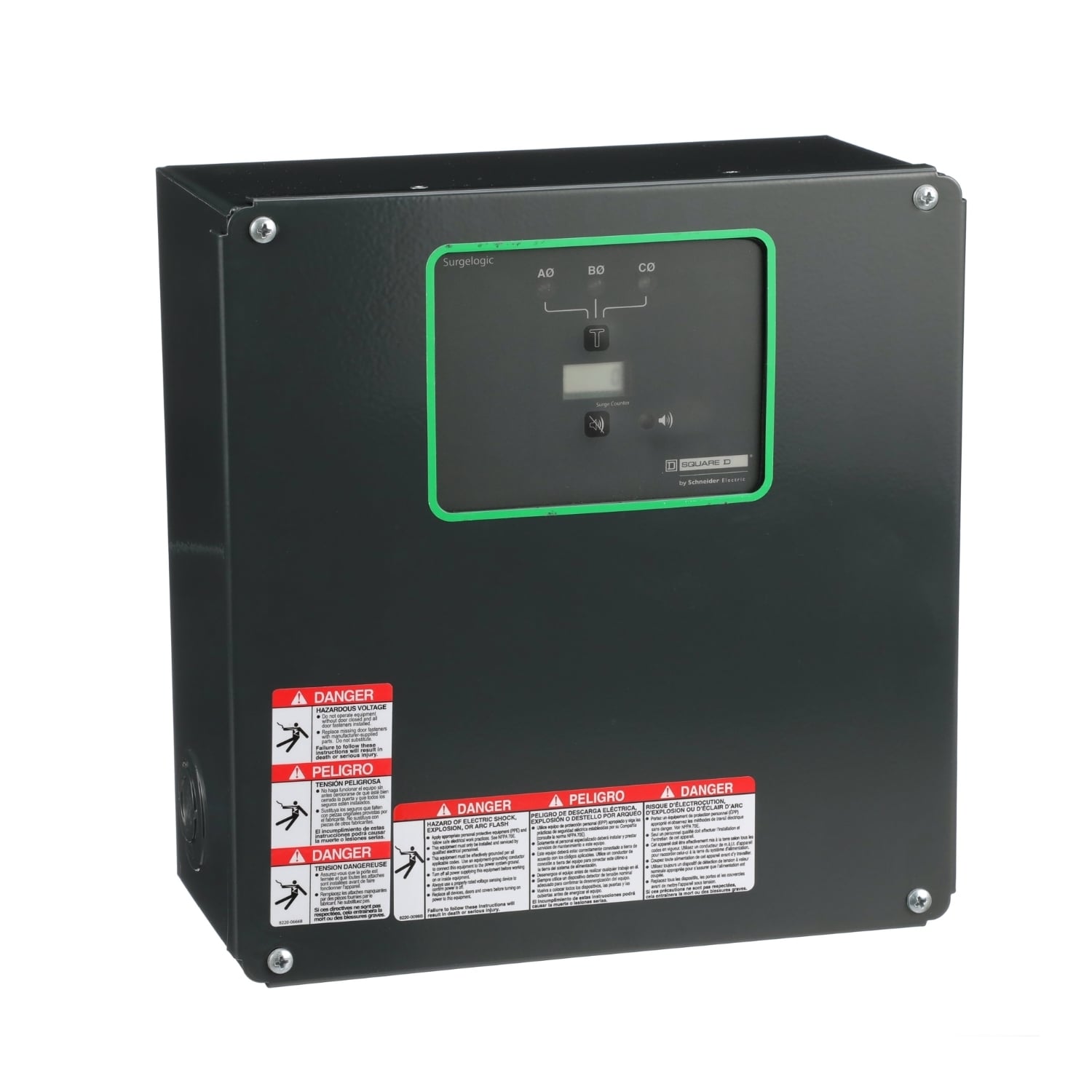 Surge protection device, Surgelogic, EMA, 160kA, 480Y/277VAC, 3 phase, 4 wire, NEMA 1