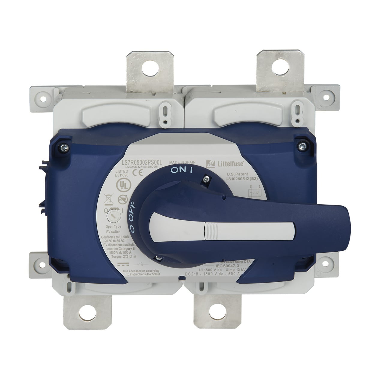 DC SWITCH 1500VDC 500A 2P