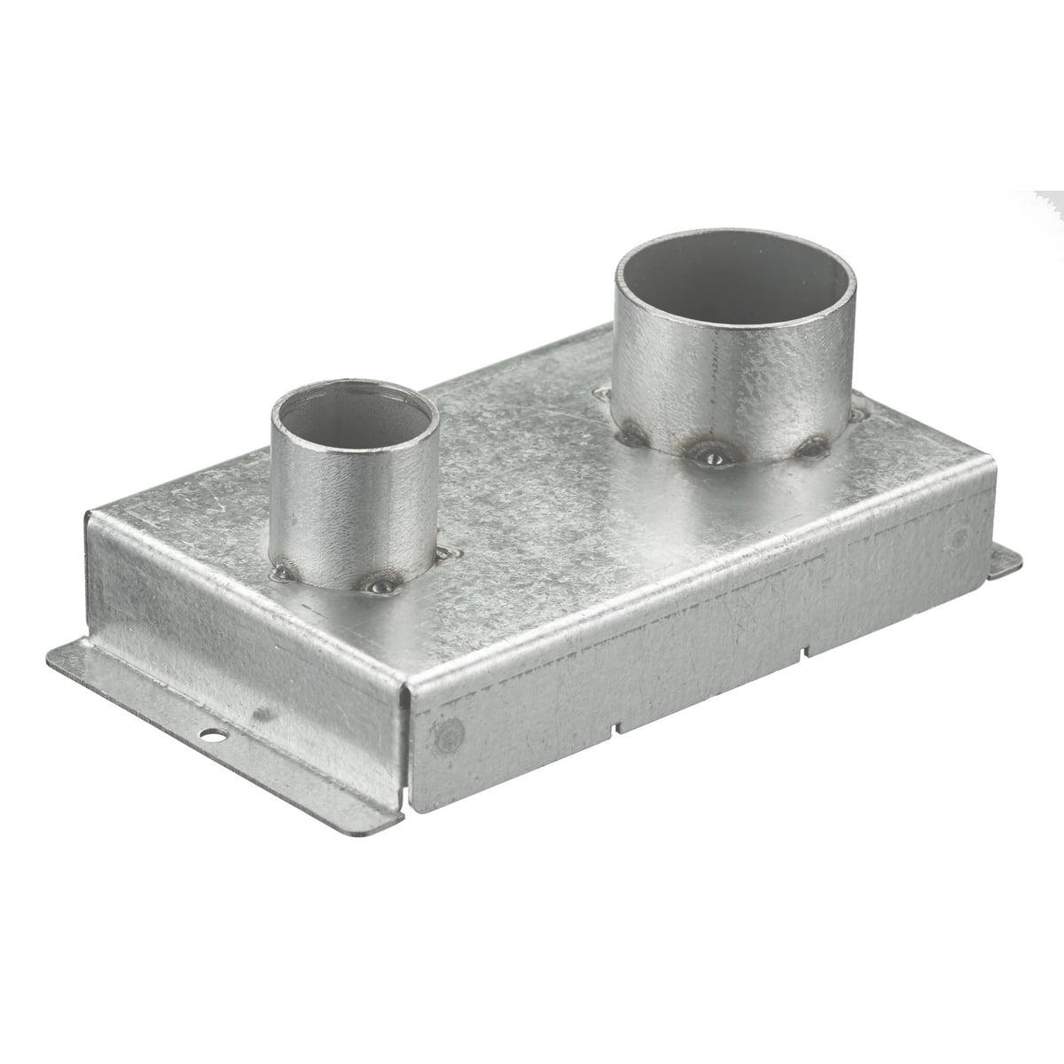 Fire Rated Poke Throughs, Recessed 8" Series, Replacement Fitting Box, (1) 3/4" EMT and (1) 1-1/4" EMT
