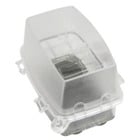 Duplex/GFI Device 1-Gang Weatherproof Outlet Box Cover; Polycarbonate, Clear