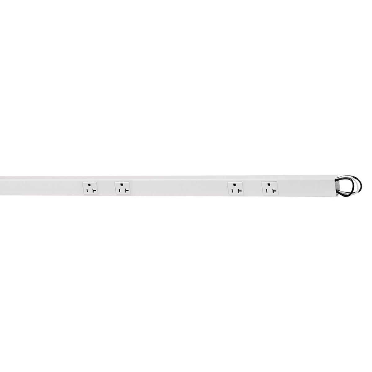 PT206108W 1-Circuit Non-Metallic Raceway, 6 ft L x 1.7 in W x 1.1 in H, PVC