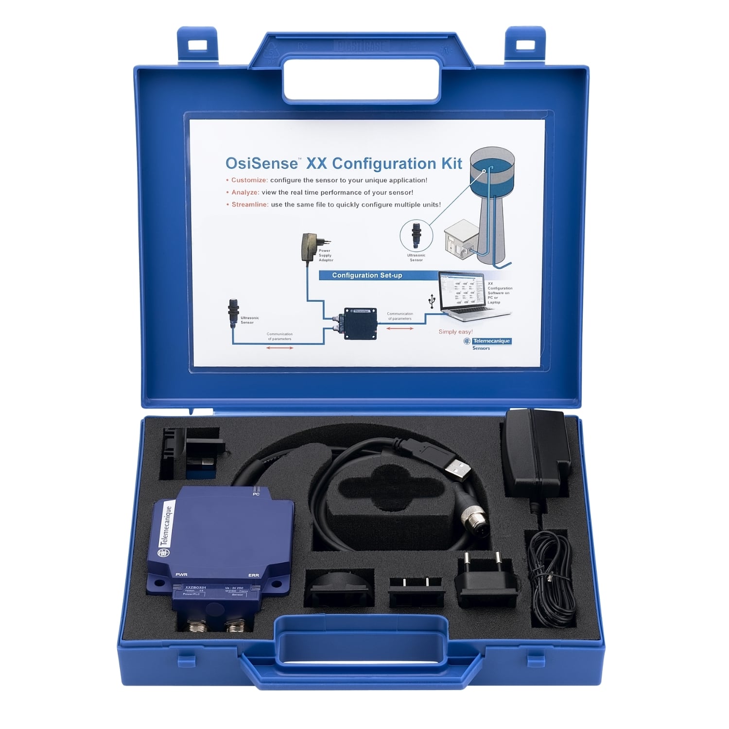 Ultrasonic sensor configuration kit