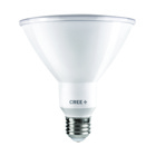 The ENERGY STAR certified, California complaint Cree Professional Series PAR38 LED bulb is a higher lumen solution ideal for use indoors in a track or recessed can, or outdoors in security or landscaping lighting. Delivering up to 1,500 lumens of 2700K, 3000K, or 4000K light, halogen-like light while using up to19 watts, the Cree PAR38 LED bulb is available in multiple beam angles for different applications. It is fully dimmable and designed to last 25,000 or 50,000 hours.