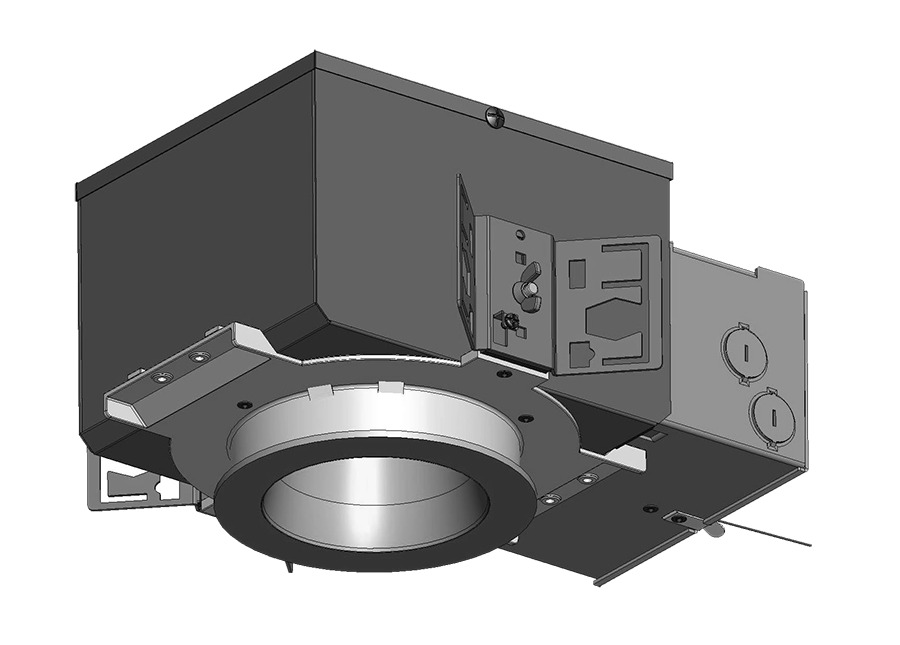 Recessed Downlights Rough-In Ic Rated 4 Inches Round 20W 0-10V Dim