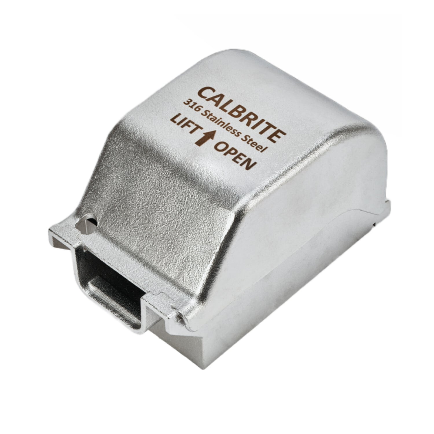 Stainless Steel 316 Double Gang Shallow In-Use Cover