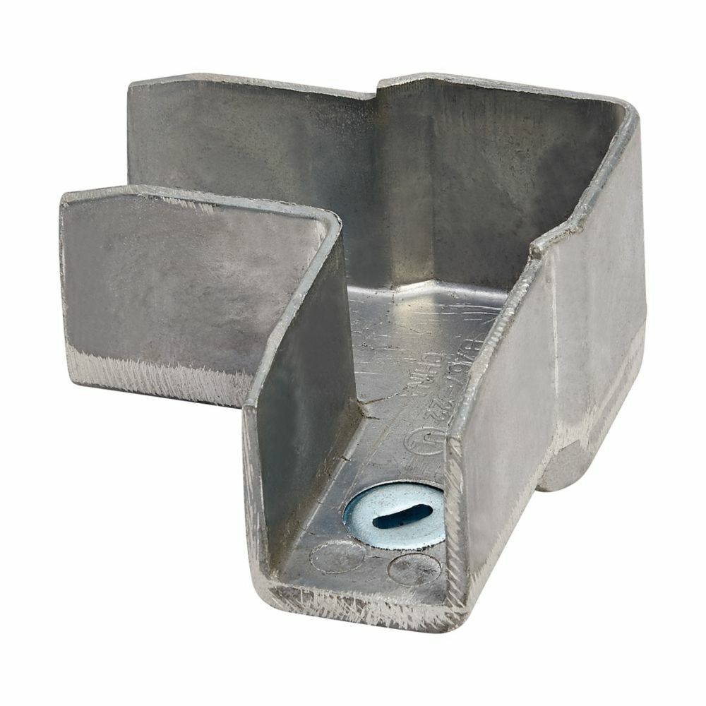 Eaton B-Line series joiner, 1.62" H x 2.31" L x 1.62" W, Steel, 12 gauge, 90 Elbow strut joiner