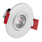 2-inch LED Gimbal Recessed Downlight in White, 3000K