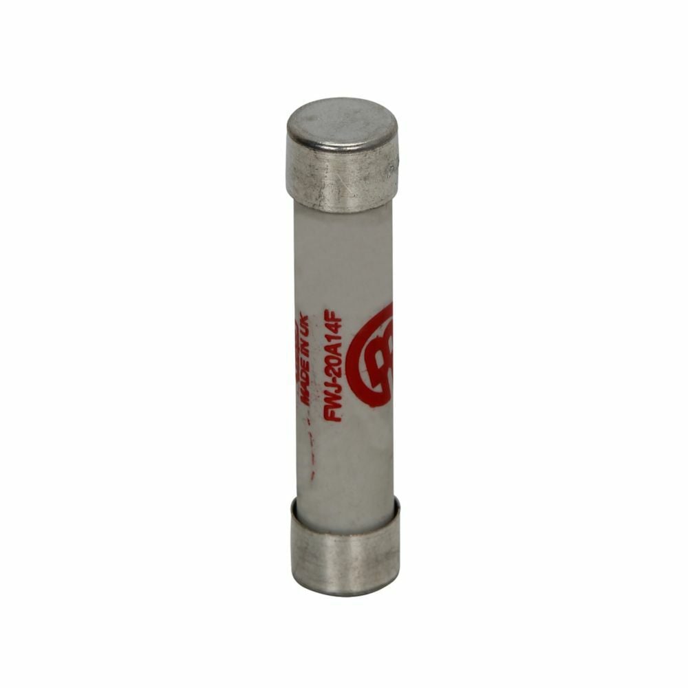 Eaton Bussmann series FWJ high speed fuse, 700 Vac (UL), 690 Vac (IEC), 500 Vdc (2-100A), 500 Vac, 20A, 20 kAIC Vac/dc, Non Indicating, High speed fuse, Ferrule end X ferrule end
