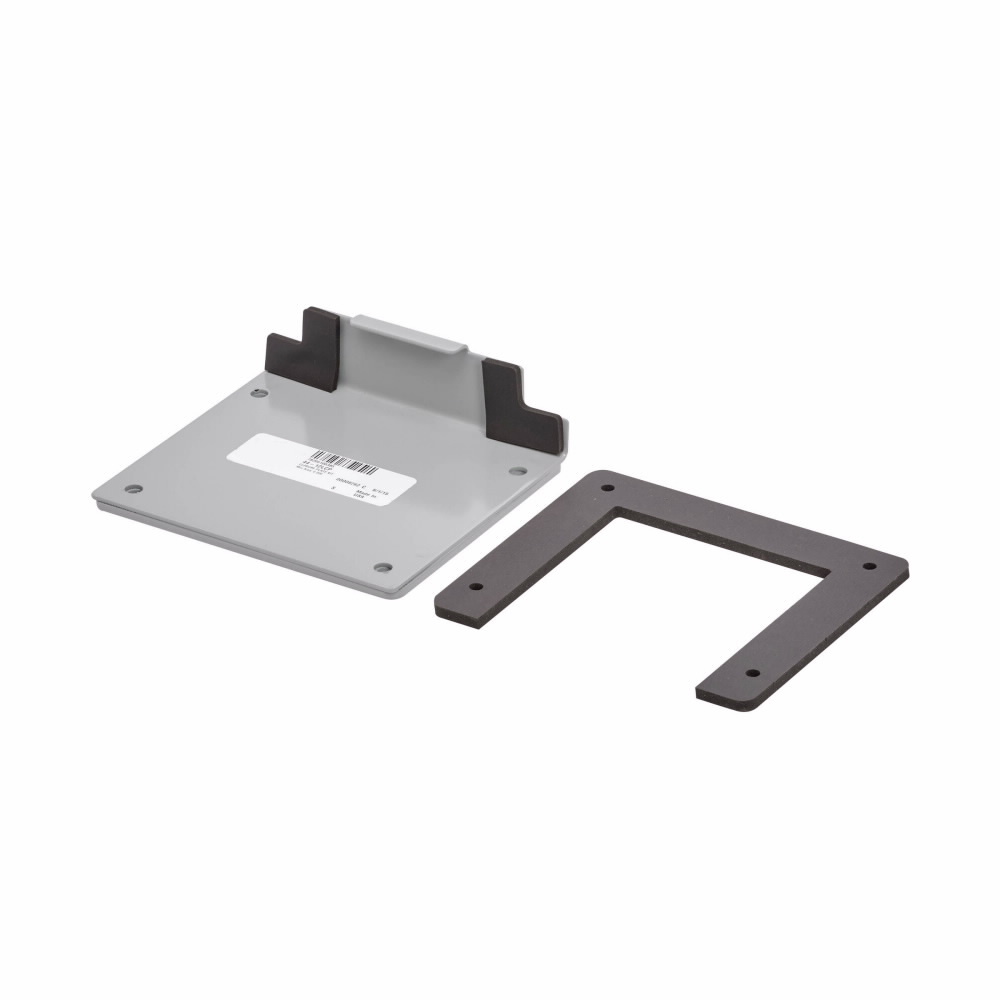Eaton B-Line series closure plate, Closure plate, NEMA 12, Steel, ANSI 61 gray painted finish, 8" X 8"
