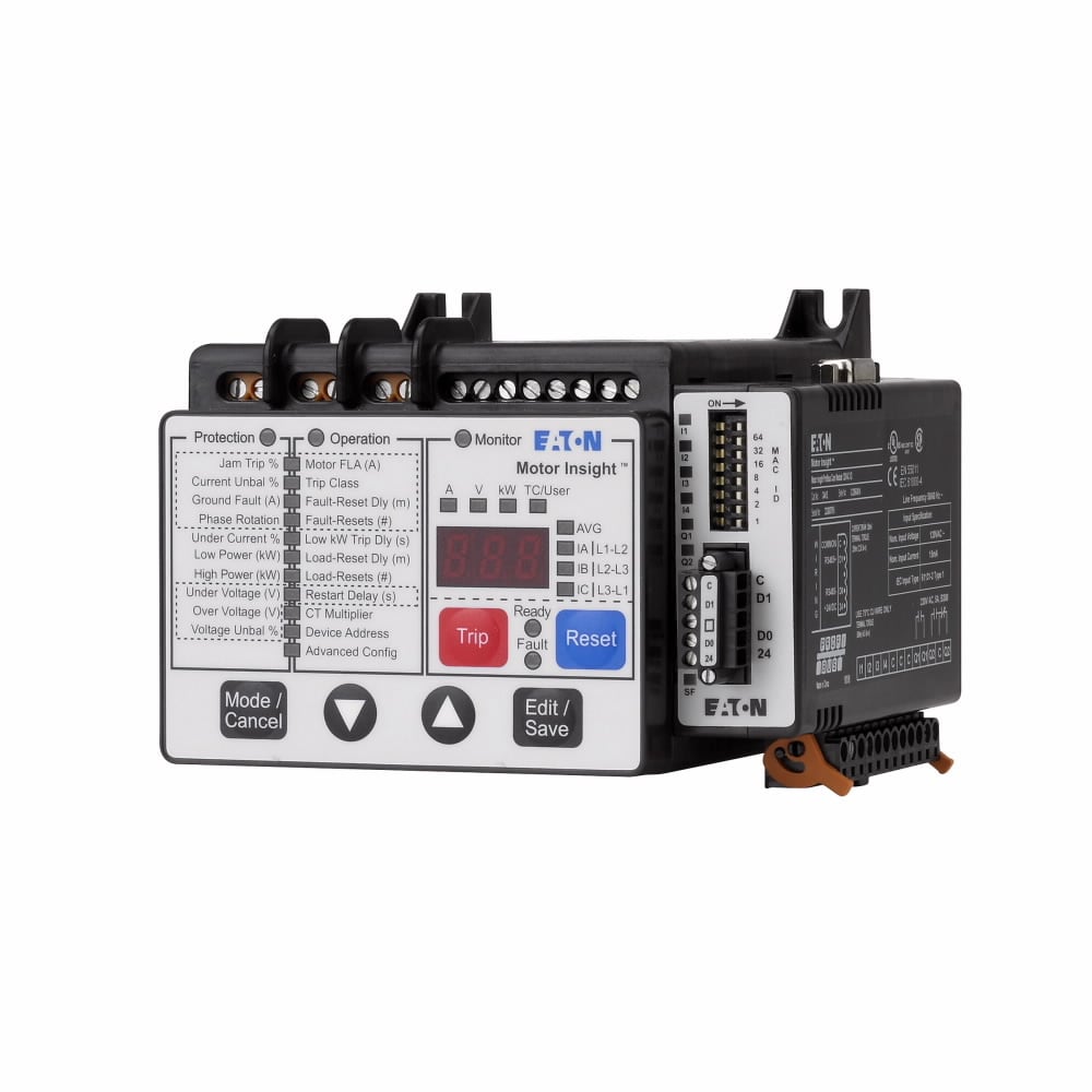 Motor Insight Overload Relays, With user interface, 323 - 528 Vac overload, 1-9A, 480 Vac (323-528 Vac)