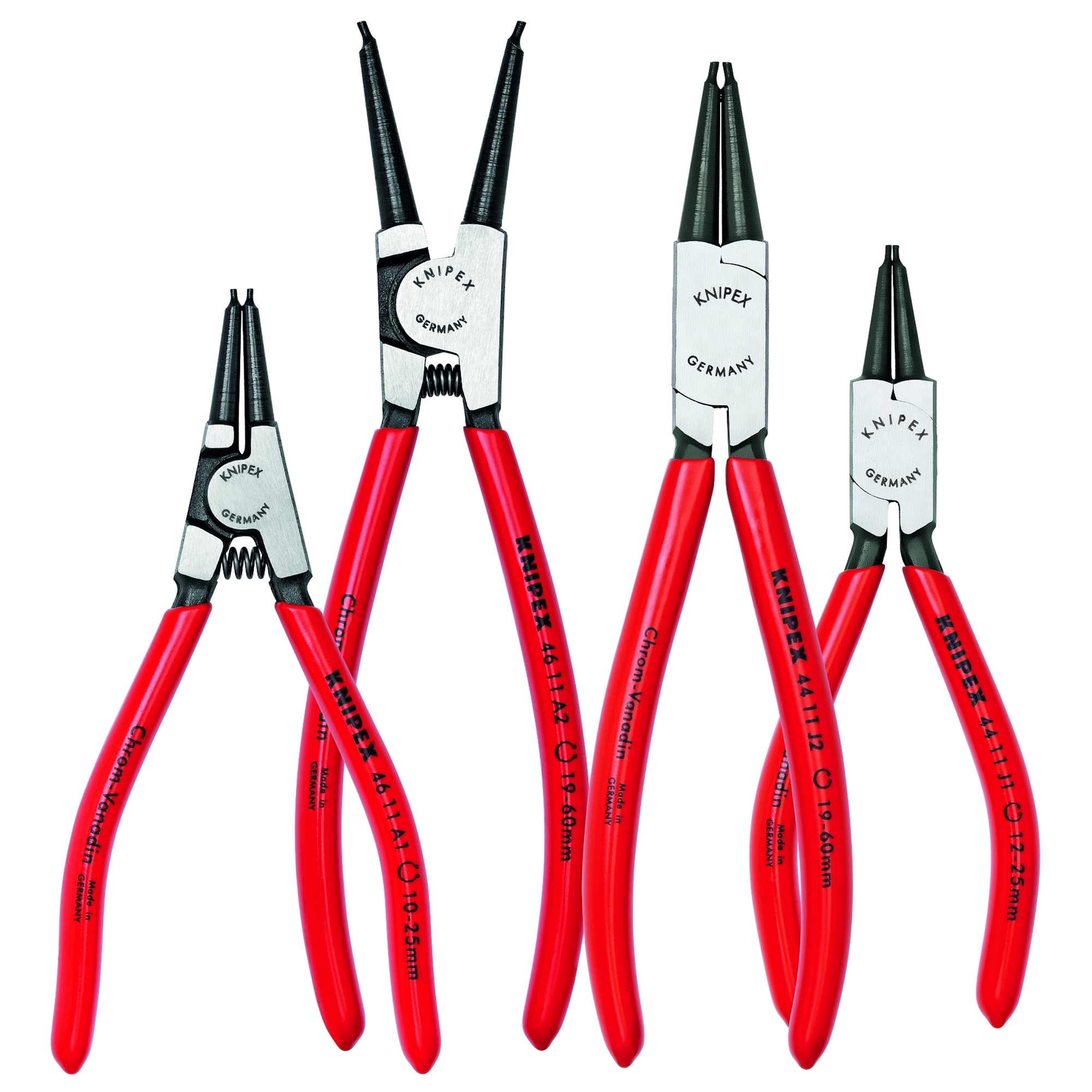 4 Pc Snap Ring Set In Pouch