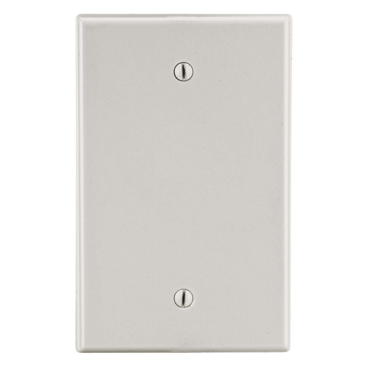 Wallplate, 1-Gang, Box Mount Blank, Light Almond