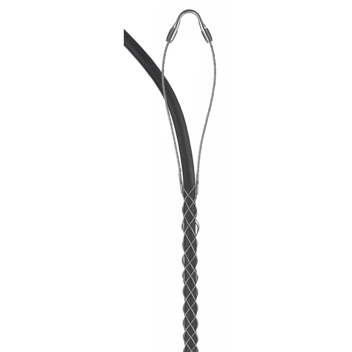Support Grips, Single Eye, Single Weave, Closed Mesh, Tin-Coated Bronze, 3.00-3.49"