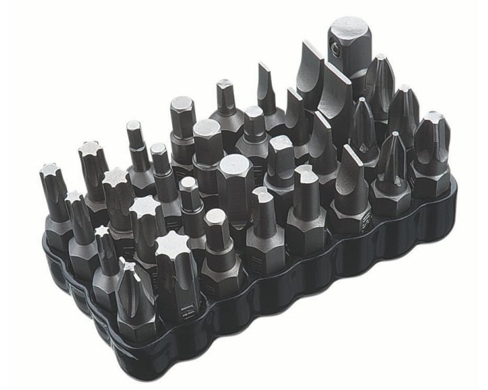 Tamper-Proof Bit Block, Round Shank, 32 Pieces, Fit All Standard Multi-Bit Screwdrivers