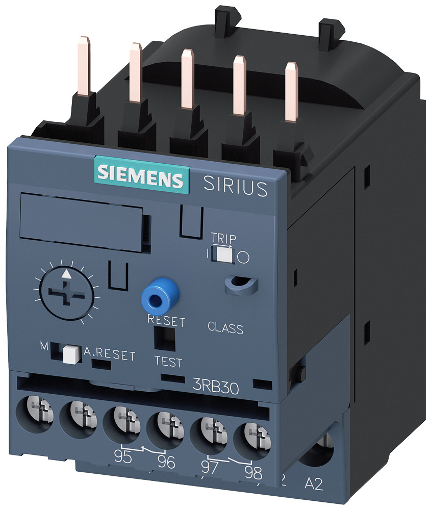 Overload relay 4...16 a for motor protection size s00, class 10 contactor ass. main circuit screw conn. aux.circuit screw conn. manual-autom.-reset