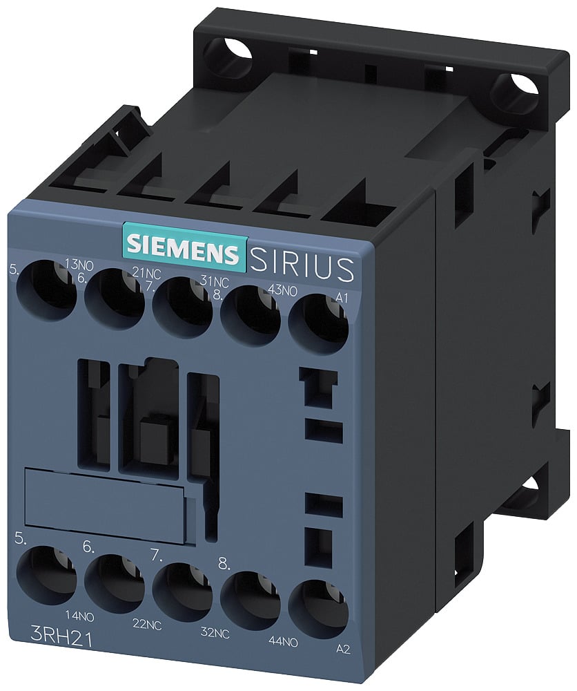 Contactor relay, 2NO+2NC, AC 220v 50HZ, 240v 60HZ, size s00, screw terminal